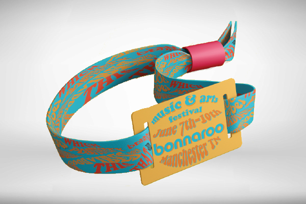 音乐节手环式门票卡