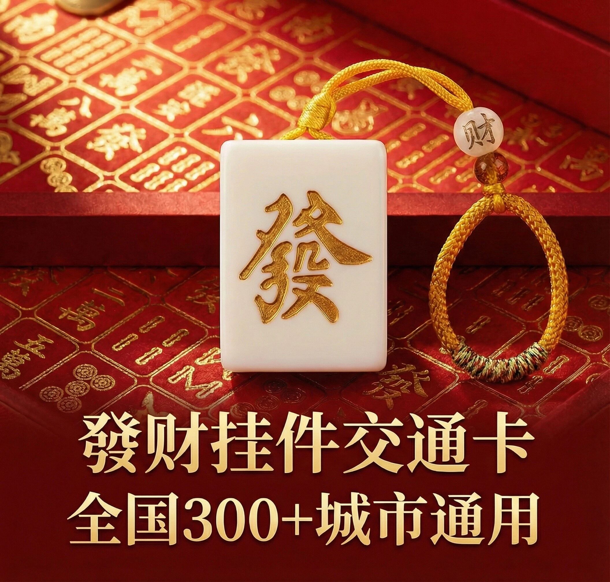 把 “發” 挂身上，刷遍八方财！这款交通卡也太会了！