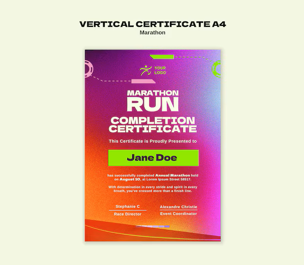 马拉松计时与成绩认证卡